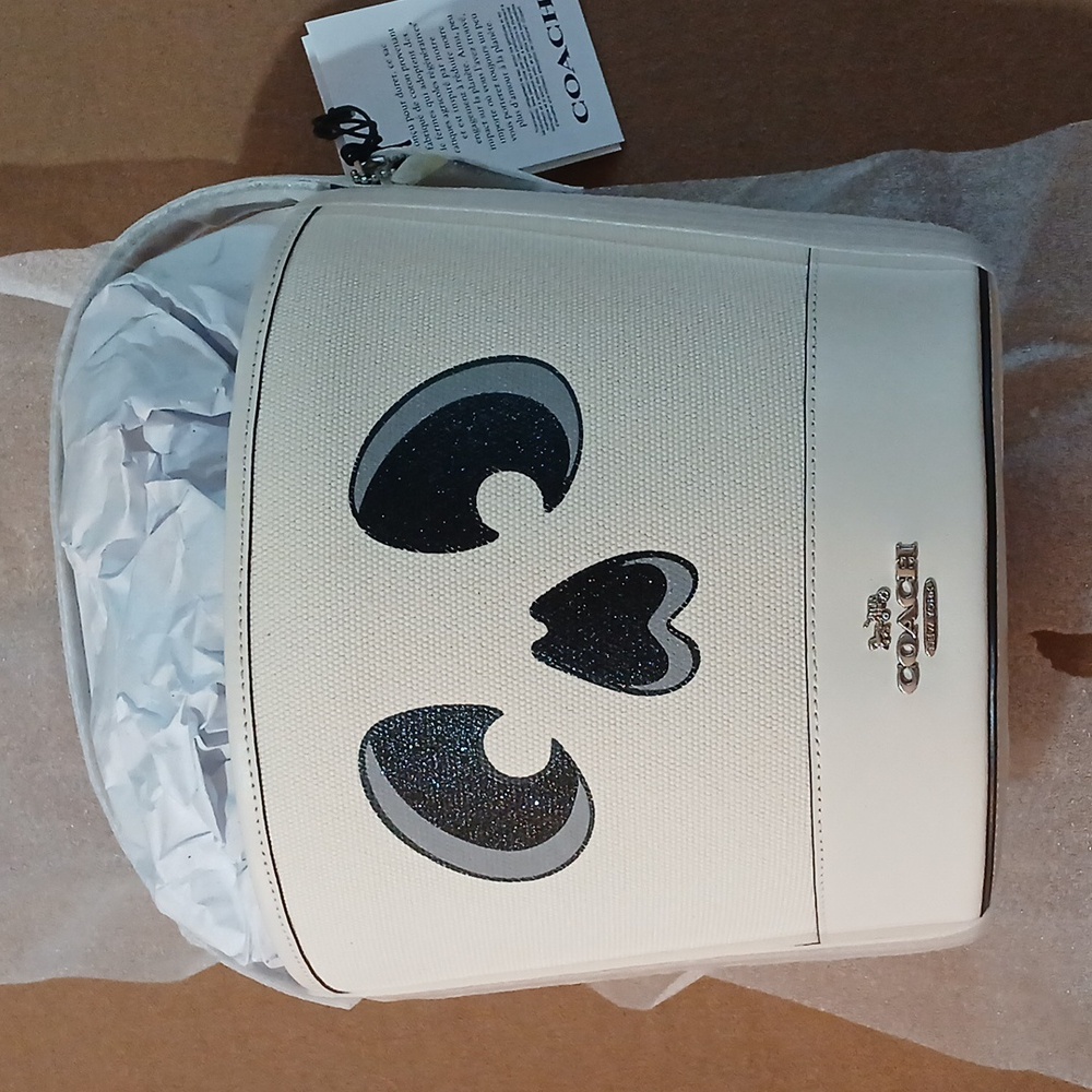 Coach Trick Or Treat Halloween Skeleton Ghost Bucket Bag